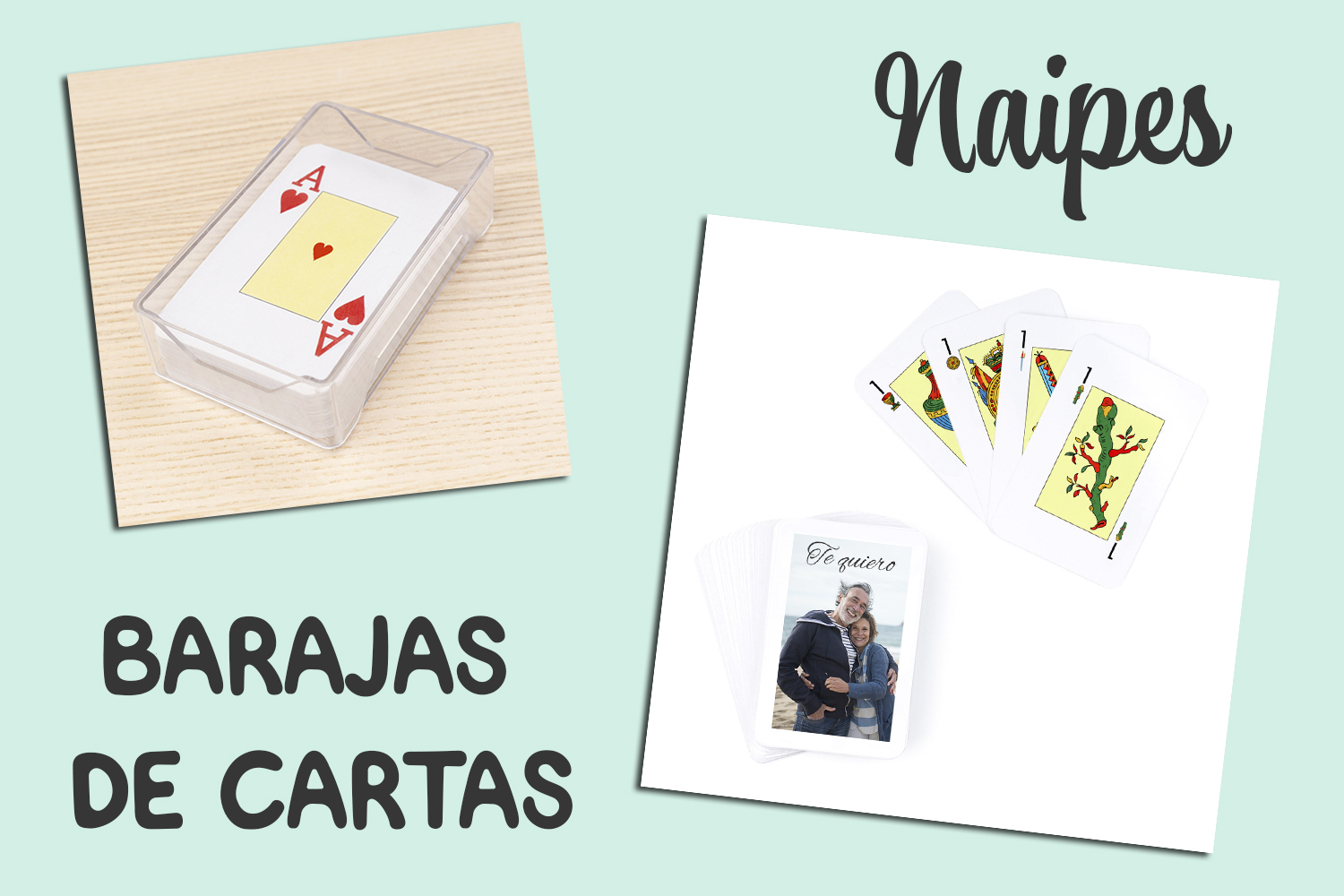 barajas de cartas personalizadas