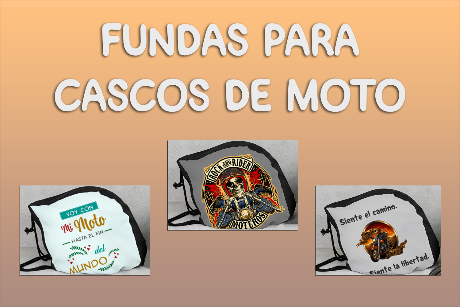 fundas para cascos de moto personalizadas