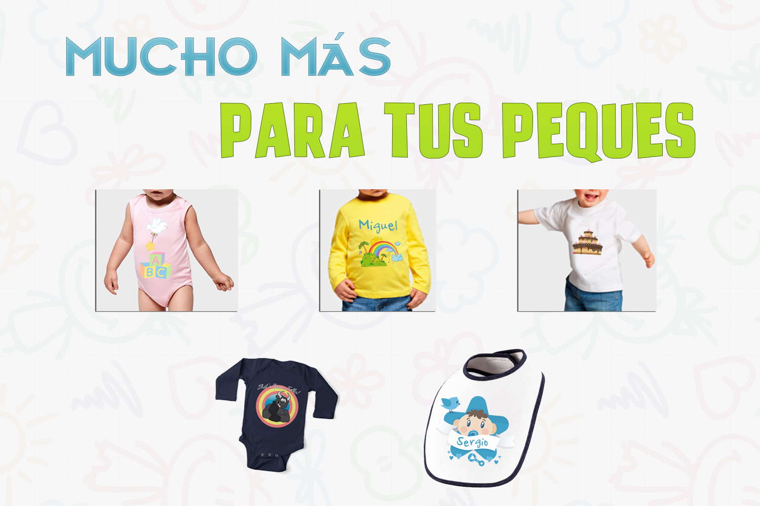 ropa de bebé y niños personalizada