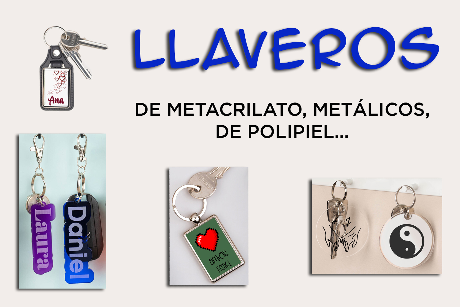 llaveros personalizados