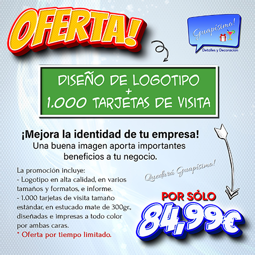 promocion logo y tarjetas